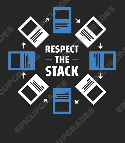 Respect the Stack - Magic the Gathering Unisex T-Shirt MTG Cool Gift - Picture 3 of 3