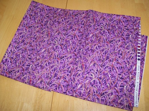 New Hoffman Fabrics Purple Blooming Beauties Cotton Material 1 Yard Quilting - Picture 2 of 7