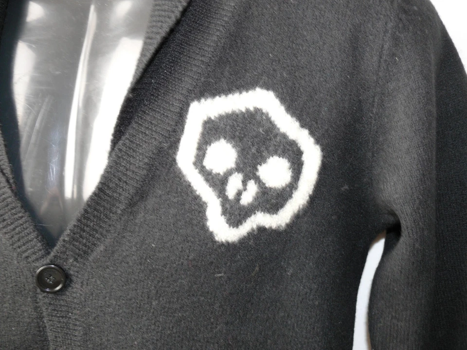 Cárdigan de moda de lana Galliano vintage - negro - talla S Foto 4 de 4