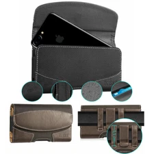 Large Horizontal Pouch Holster Belt Clip Case Fit For Phone 6.69x3.54x0.71inch