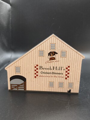 2002 The Cat's Meow - Advertising Barns Series Chicken Dinner Barn - signed 2003