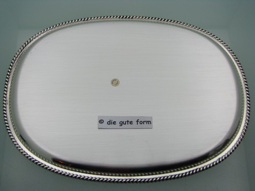 WILKENS versilbert - -- TABLETT - Dekor KORDELRAND - 29,7 cm x 21,5 cm -- - - Picture 4 of 5