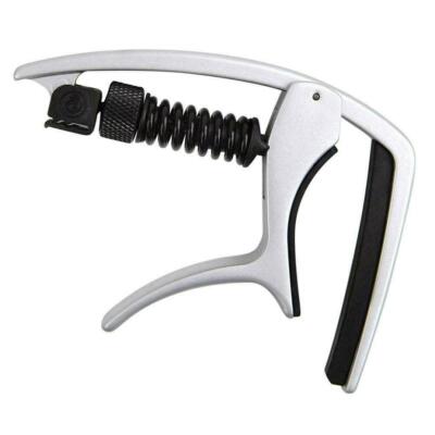 NS Tri-Action Guitar Capo Silver with Pick Holder PW-CP-09S D'Addario