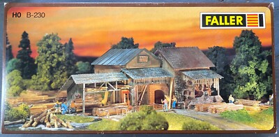 Maquette Faller : Bureau De Poste Échelle HO Pour Réseau Ferroviaire – Kit De Construction Détail Réaliste