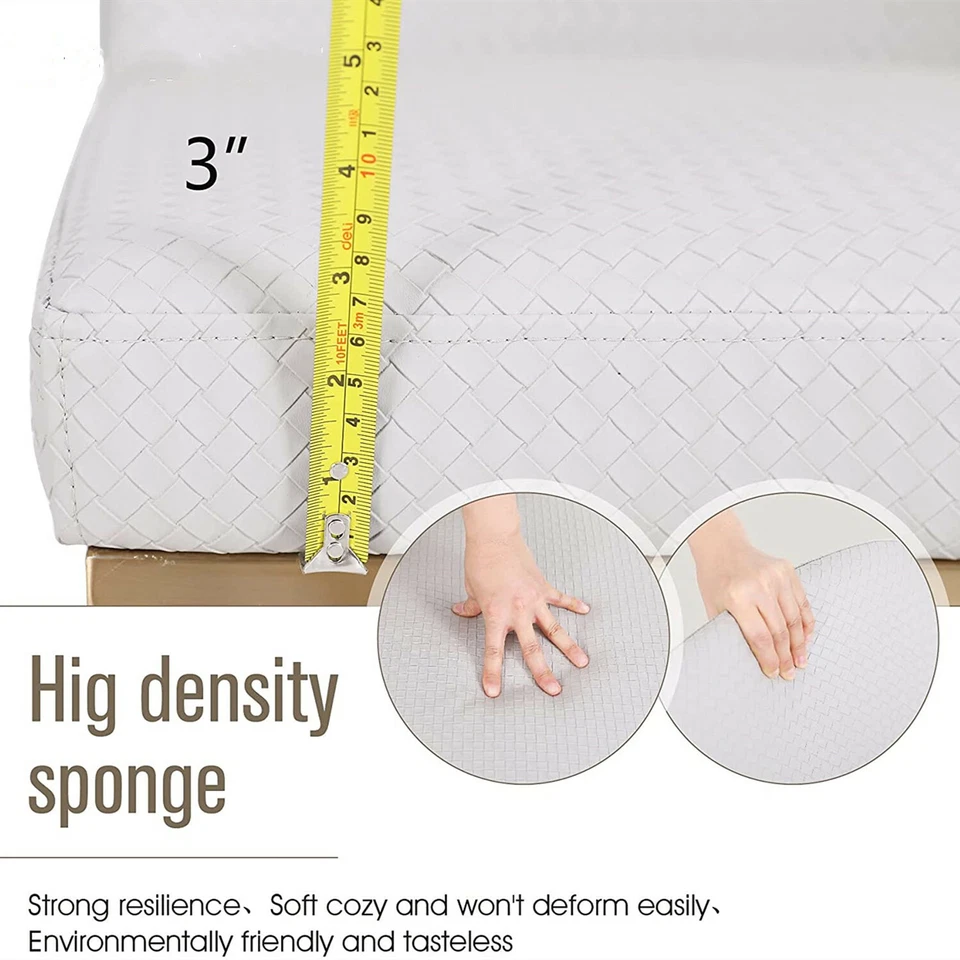 24'' Bar Stools Counter Height Dining Chairs Upholstered Modern Indoor Barstool - Image 4 of 4