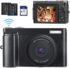 Digital Vlogging Camera YouTube Camera HD 1080P 24MP Video Camcorder with WiFi C