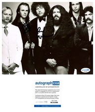 Phil Ehart & Rich Williams ‘Kansas’ Band Signed Autograph 8x10 Photo ACOA