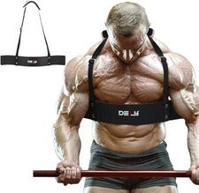 DEFY Heavy Duty Arm Isolator Blaster Body Building Bomber Bicep Curl Triceps Red