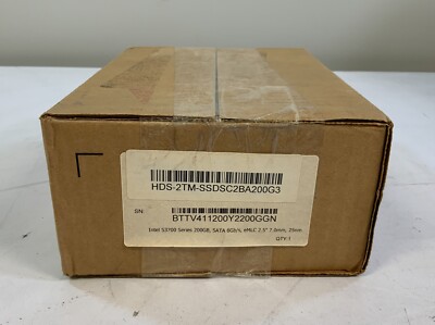 Intel DC S3700 200 GB Solid State Drive SSDSC2BA200G3-O3B