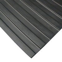 Rubber-cal wide Rib Corrugated Rubber Floor Mat - 1/8 Thick X 3ft X 1ft Roll on sale Rubber-cal wide Rib Corrugated Rubber Floor Mat - 1/8 Thick X 3ft X 1ft Roll on sale