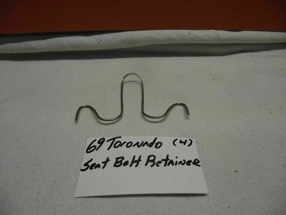 Oldsmobile Toronado 1968-1969 genuino OEM retenedor de cinturón de seguridad Foto 2 de 3