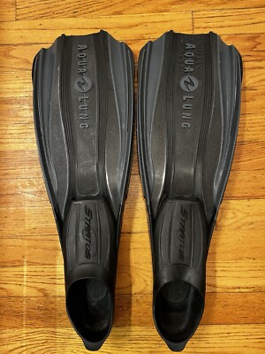 Aqua Lung Stratos 3 - Diving Fins sz 9.5-10 Women sEuropean Sz 40-41 Black Italy