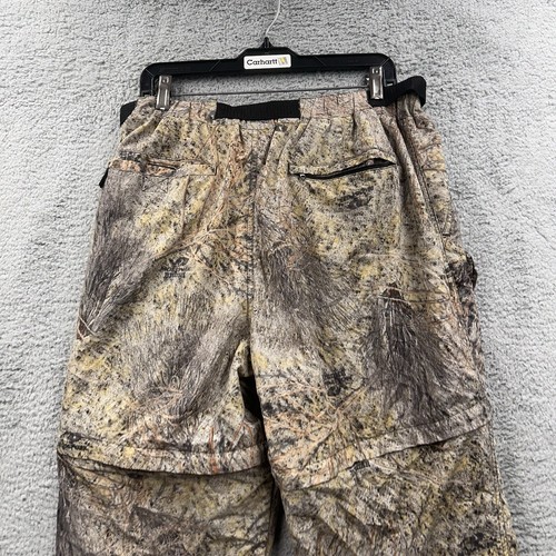 Mossy Oak Treklite Convertible Pants Large Waterproof Rain Fish Hunt - Picture 7 of 13