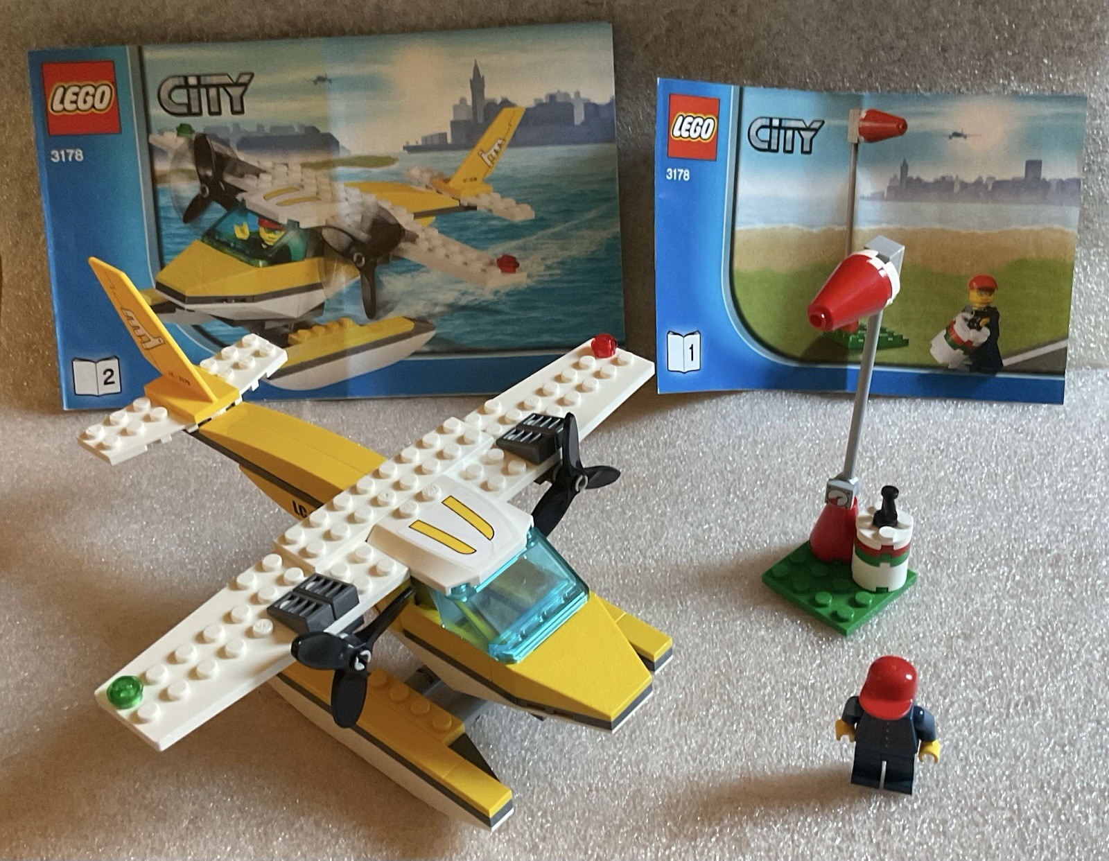 Lego City 3178 Seaplane Complete With Instructions