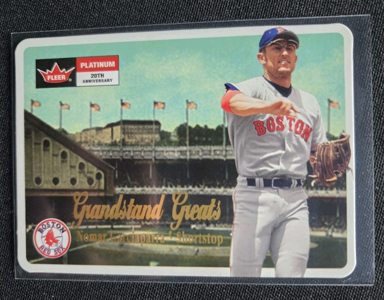 2001 Fleer Platinum Baseball Nomar Garciaparra Grandstand Greats Insert #9