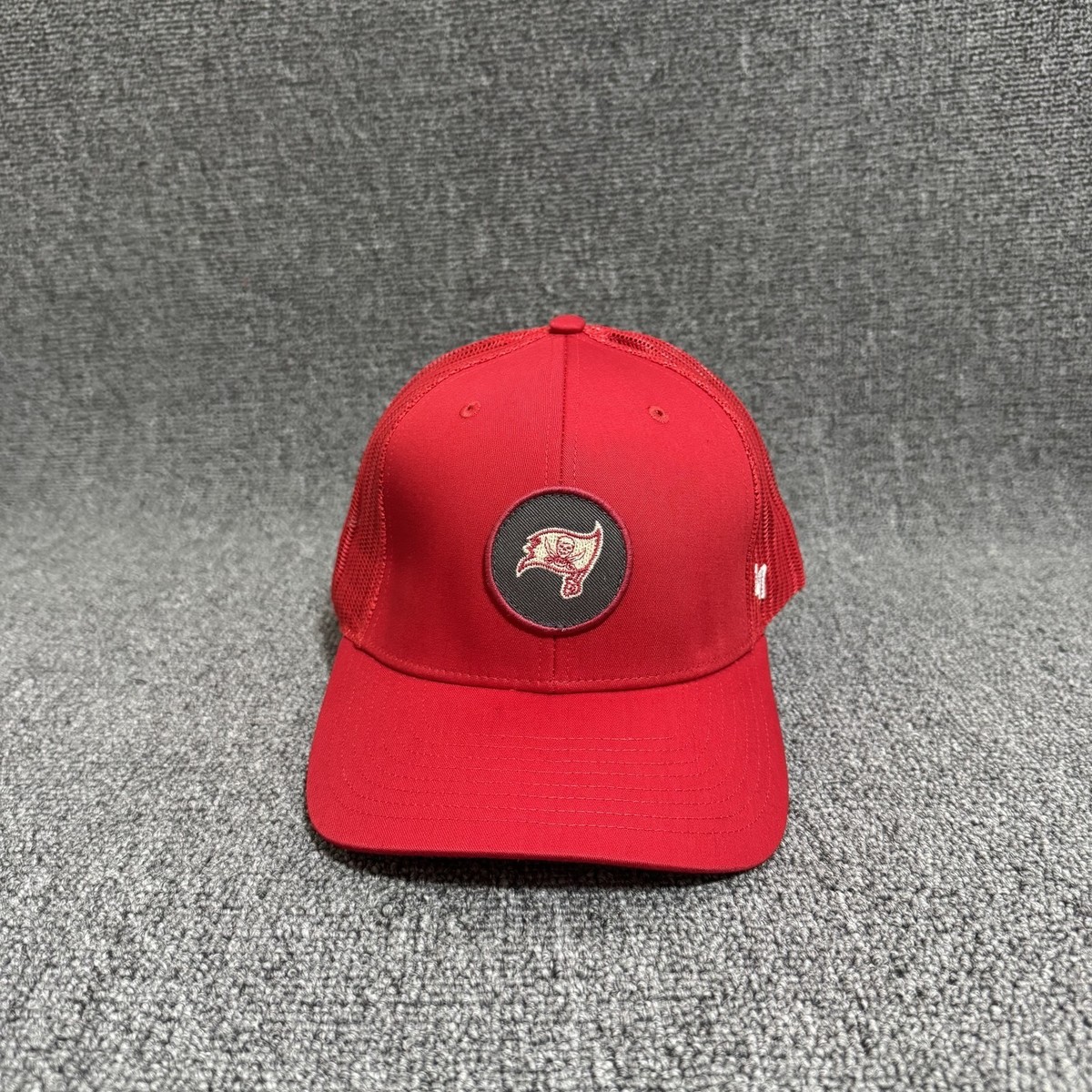 '47 Brand Tampa Bay Buccaneers Trucker Snapback Red Hat Adjustable