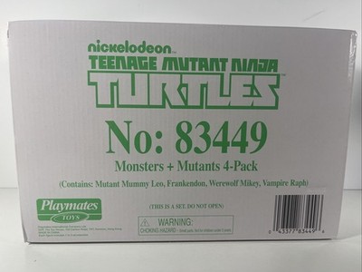Playmates Toys Teenage Mutant Ninja Turtles TMNT Monsters & Mutants 4-Pack