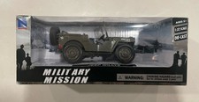 Jeep Willys U.S.A. Army Green 1:32 Diecast Model Car by New Ray NIB