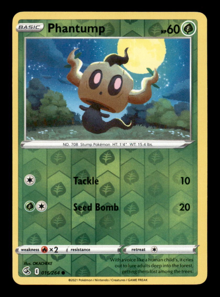 PHANTUMP 016/264 - REVERSE HOLO C - FUSION STRIKE - NM/M