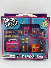 Teeny Tinies 90's Lunch Box 20pc Mini Food Playset Dollhouse