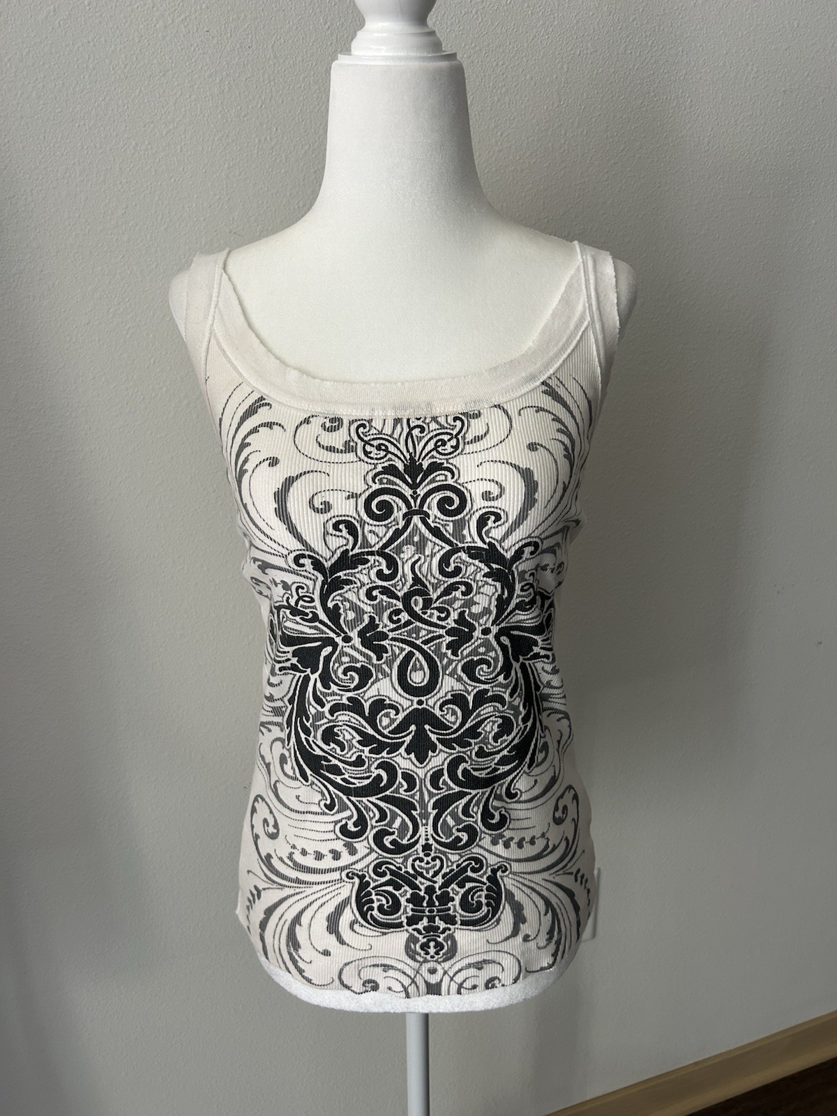 VTG Mudd Paisley Graphic Tank Top Y2K Grunge Whimsigoth Cyber Fairy