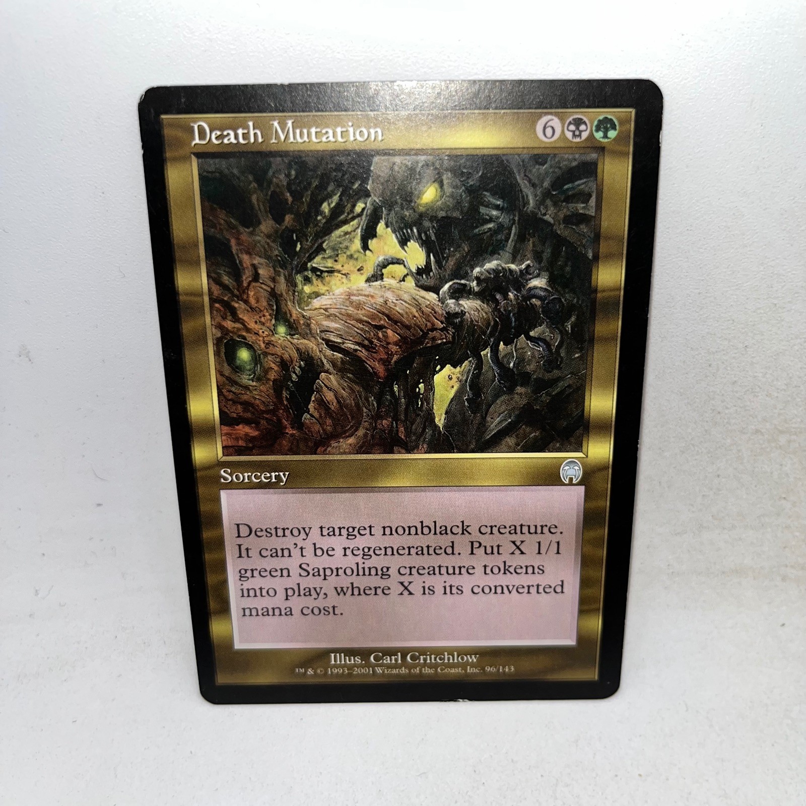 Death Mutation 96 Uncommon Apocalypse Magic: The Gathering Moderately Played