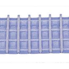 Clear Pinch Pleat Curtain Tape - 76mm (3") Wide -1 Pleats 1:2.5 Fullness Bocelli