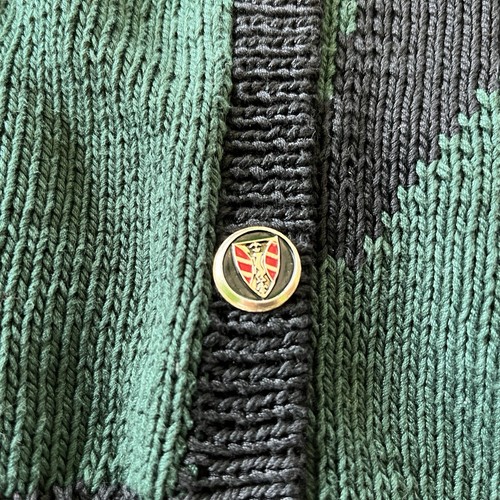 Berek London Sweater Green Large Vintage 100% Cotton 1989 - Picture 8 of 8