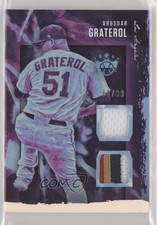 2020 Panini Diamond Kings DK Materials Holo Silver 88/99 Brusdar Graterol 5m1