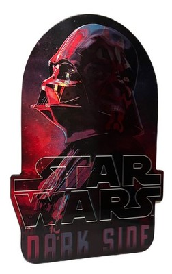 Disney Darth Vader and Darth Maul Star Wars 3D Wood Wall Art Decor Dark Side