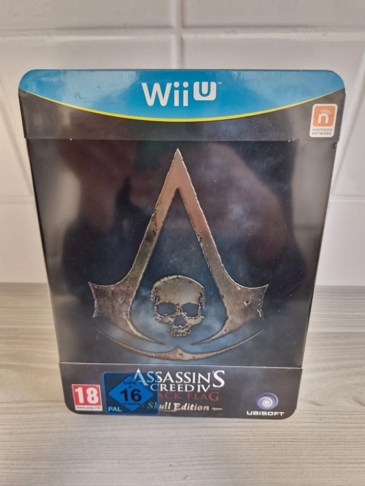 Assassin's Creed Black Flag - Nintendo Wii U Skull Edition Steelbook NEW SEALED - Bild 1 von 4