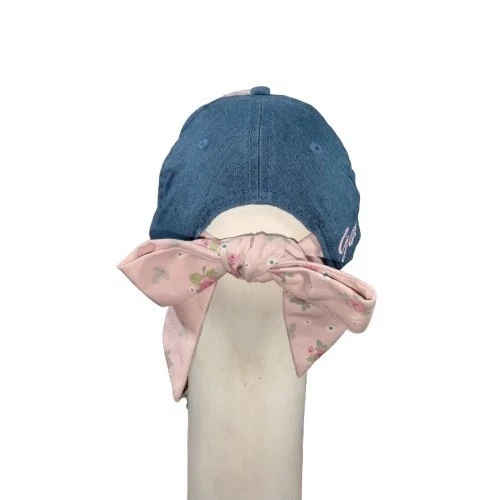 Vtg Y2K Guess Cap Embroidered Bow Blokette Balletcore Pastel Preppy Sporty - Image 3 of 4