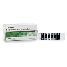 McKesson Disposable Skin Thermometer Line Indicator Display 16-TSTRP 100 per Box
