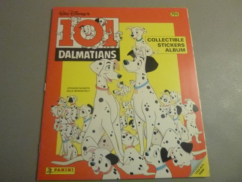 Panini 101 Dalmatians Collectible Sticker Album - Used - 100% Complete