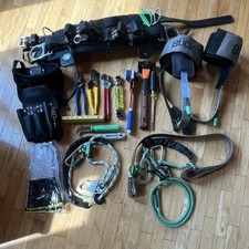 Buckingham Pole Climbing Gear Set w/Harness, Buck-A-Juster, Spikes, Tool Bag