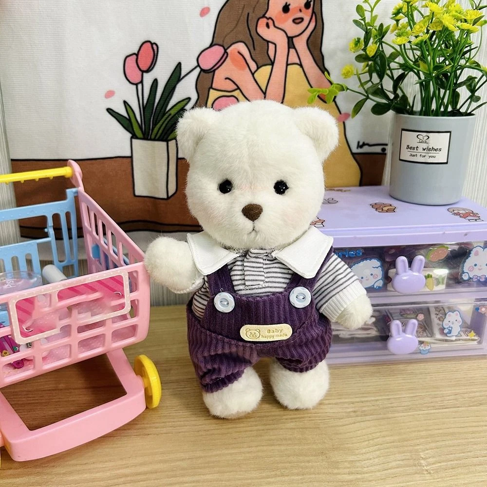 VETEMENTS Vestire fai da te camicia vestiti set a righe bretelle bambola vestiti bretelle pantaloni