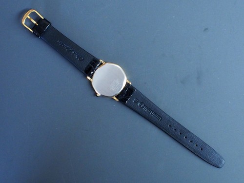 Rare Seiko Dolce 6020-5630 K14 Gold Quartz Watch Croc Strap Genta Style JAPAN JP - Picture 3 of 8