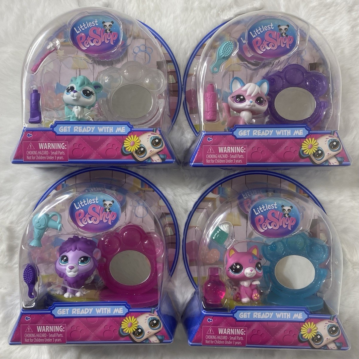 Littlest Pet Shop LPS Series 5 G7 Get Ready With Me Full Set Wolf