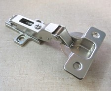 Salice 2PB Cabinet Hinge w/ 2mm Wing Clip-On Mount Plate H02, Half Overlay 2P8