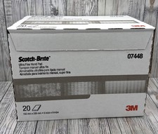 3M Scotch-Brite Ultra Fine Hand Pad 7448, 6 in x 9 in, 20/BOX -BUY IT NOW-L K