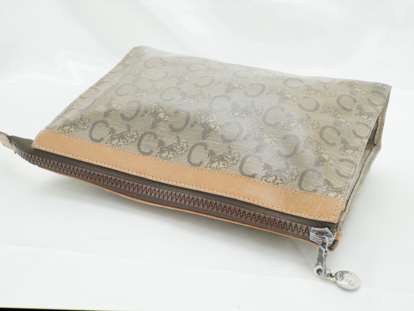 CELINE PVC All over Pattern Pouch Second Bag Clut… - image 6