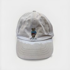 POLO RALPH LAUREN Beige Polo Bear Chino Ball Boys Cap size 4-7