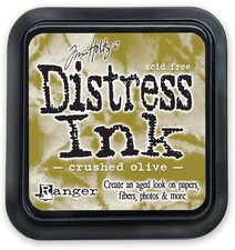 Tim Holtz Distress Ink Pad-Crushed Olive