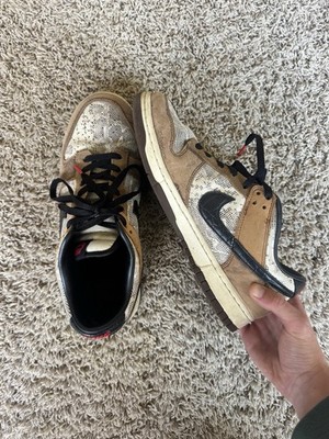 Nike Dunk Premium CO.JP Low Top Leather Snakeskin Tan/Black/White FJ5434-120