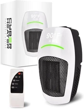 Electric Ceramic Cyber Heater Portable Heater Space Heater w/Timer Thermostat