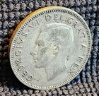 1951 Canada Silver 25 Cent - Fineness .80 - Fine Condition