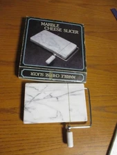 Marble Cheese Slicer with 2 Extra Wires, Kitchen Cutting Board Snacks