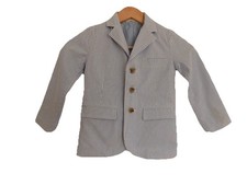 Hope Henry boys blazer blue pin stripe seersucker size 4