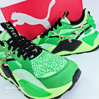 Puma RS-XL US 11.5 Men's Green Black Streetwear LaMelo Ball France 395032 01 NIB