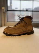 Red Wing Shoes Men's Camel Swede Leather Lace Up Boots Size 12 D Made In USA